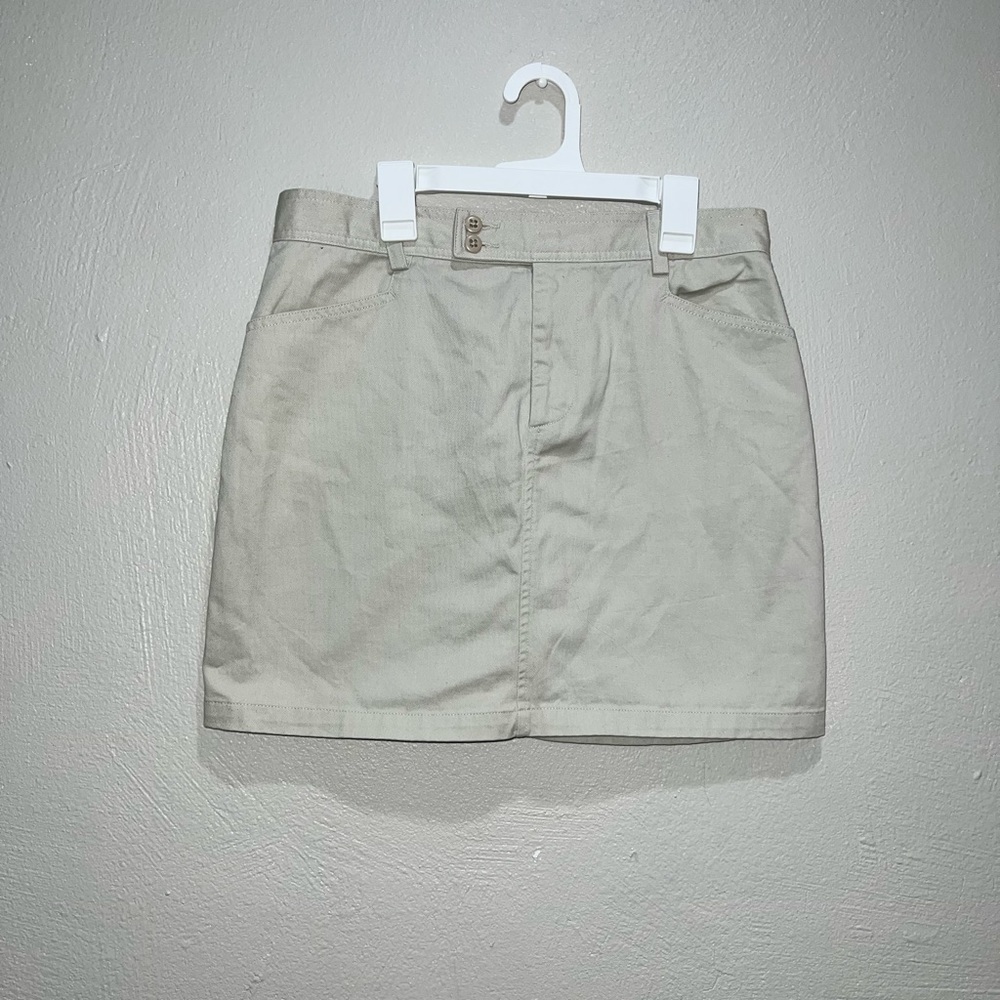 Ralph Lauren Sport Beige Chino Skirt